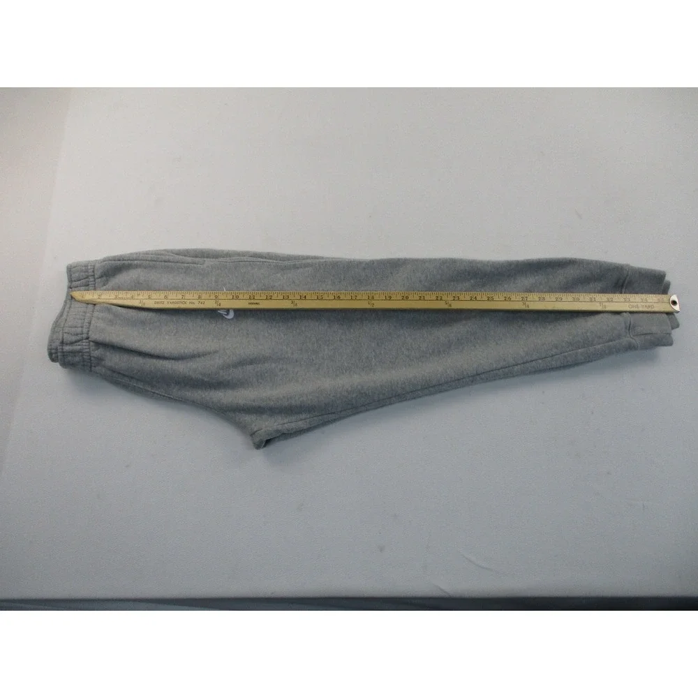 Nike Joggers Mens M Gray Club Fleece Sweatpants BV2671-063 Embroidered Logo